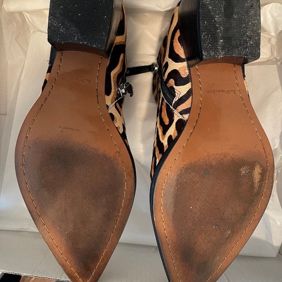 Ladies Linea Paolo Leopard Booties (7 1/2 M) - Picture 4 of 6